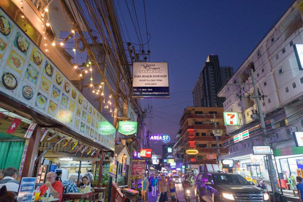 Dragon Boutique Apartment Pattaya Exterior photo